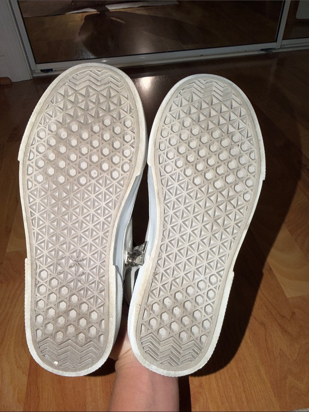 Prada Black and White Kids High-Top Sneakers - Picture 7 of 10